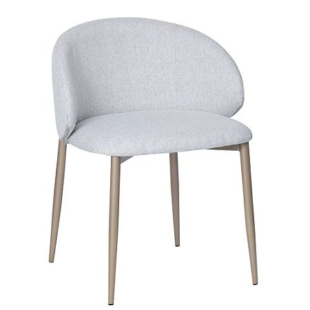 CADEIRA PARANAVAI BASE CHAMPAGNE CINZA