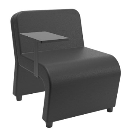 Sofá 1 lugar Lyon Com Encosto E Mesa Lateral Alta Modular