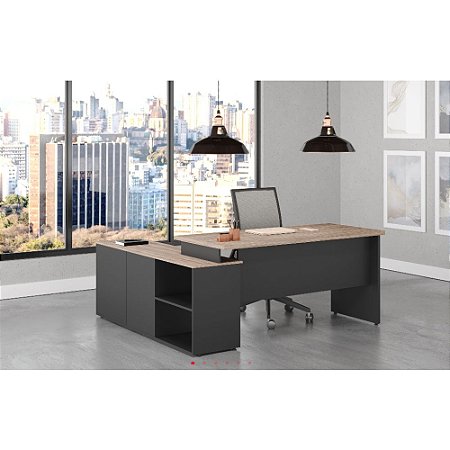 Mesa Yaris 30mm Diretor Dinamica com Armário Pedestal