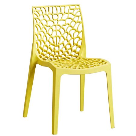 CADEIRA IRATI POLIPROPILENO AMARELO