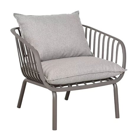 SOFÁ PEROBAL 1 LUGAR CINZA TECIDO