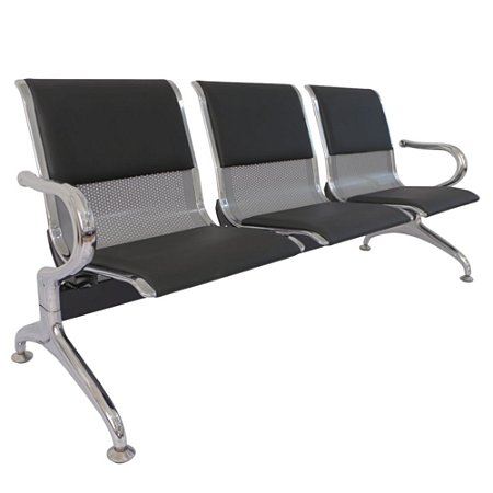 LONGARINA GRAVATAÍ 3 LUGARES ASSENTO ESTOFADO