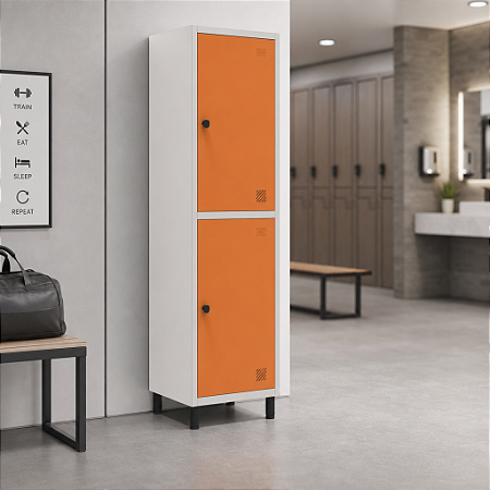 Locker Insalubre Pitão Tranca Tripla 2 Portas