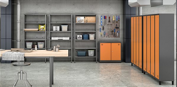 Ambiente Industrial Estantes Metálicas