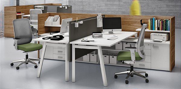 Escritório Moderno Estação Workstation