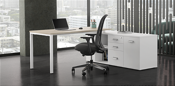 Escritório Moderno Vista Panorâmica