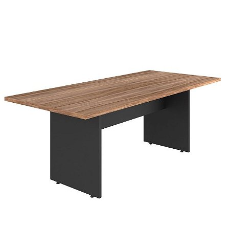 ESTOQUE - MESA REUNIAO RETANGULAR 200LX090PX073A YARIS GEBBWORK PRETO/CALVI