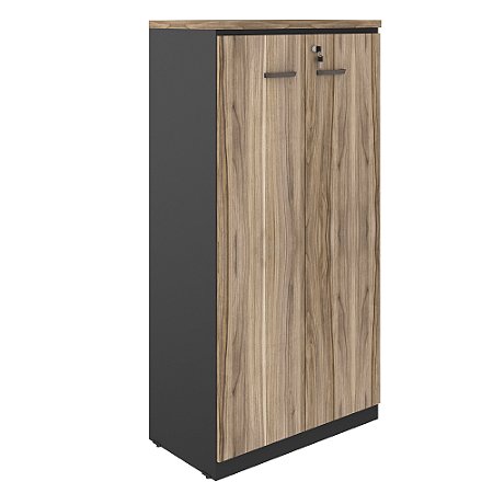 ESTOQUE - ARMARIO DIRETOR 080LX045PX160A YARIS GEBBWORK MACADAMIA/PRETO