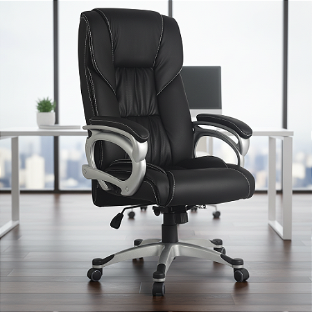 CADEIRA PRESIDENTE ESTOFADA BBLM1005 P