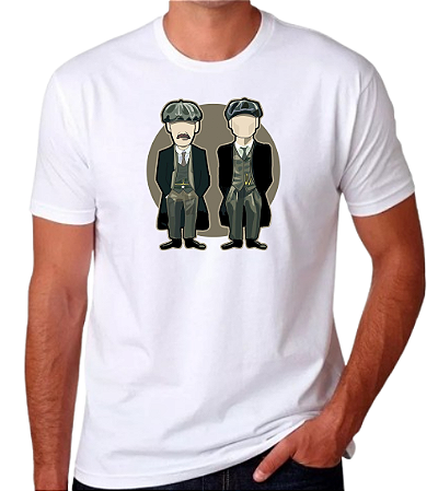 CAMISETA MASCULINA IRMÃOS SHELBY - 100% POLIESTER