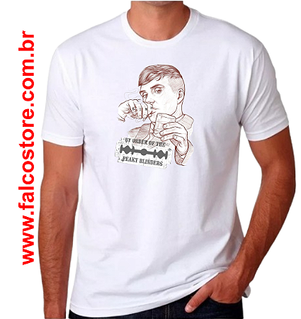CAMISETA MASCULINA - TOMMY - SANGUE, APOSTAS E NAVALHAS - 100% POLIESTER