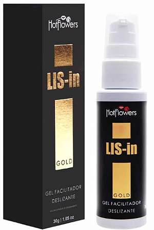 Lis-In Gold Gel Anal Facilitador 30G Hot Flowers