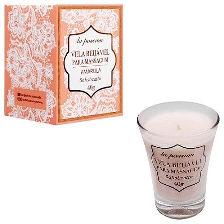 Vela Beijável para Massagem La Passion 40g – Sofisticatto