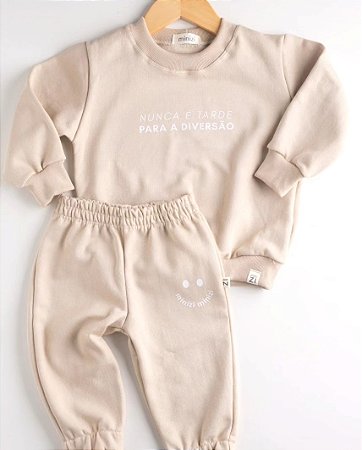 Conjunto Moletom Peluciado - Saara