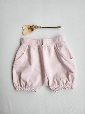 Shorts Moletinho Rosa