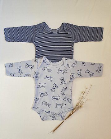 Kit Meu Aumigo – 2 Bodies Manga Longa