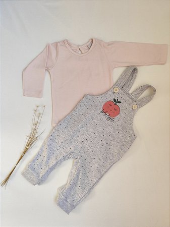 Conjunto Jardineira Lady Apple