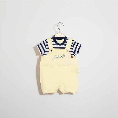 Jardineira Tricot Sailor