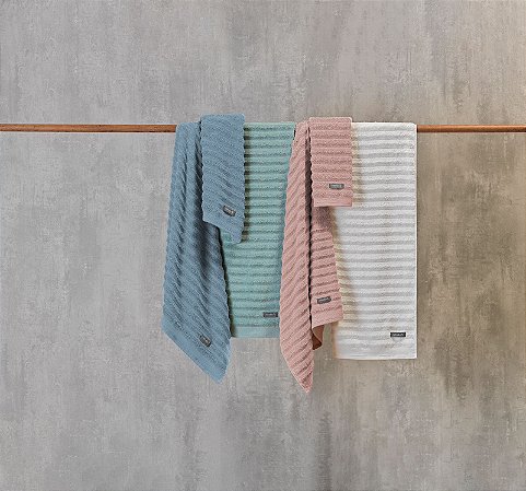 Toalha Rosto Fio Penteado Atlântica 520g/m² - Aura Verde