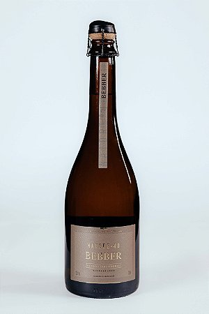 Espumante Branco Nature 40 meses Bebber Chardonnay 750ml