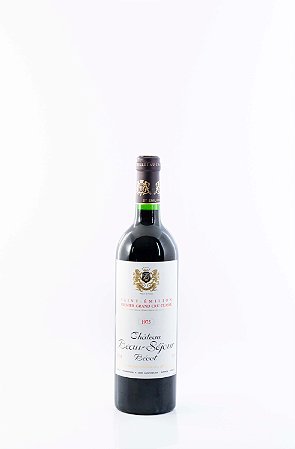 Vinho Tinto Fino Seco Château Beau-Séjour Bécot 1975 750ml
