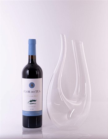 Kit Decanter + Vinho Tinto Flor do Tua Reserva Costa Boal 2020