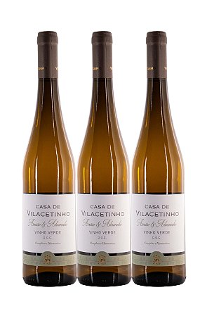 Kit 3 Vinhos Verde Branco Superior Vilacetinho 2022