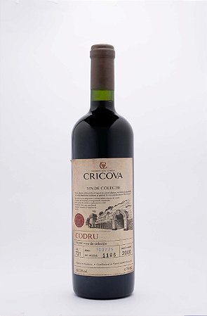 Vinho Tinto Cricova Codru Colectie 2000 750ml