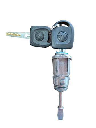 Cilindro Da Maçaneta Porta Com Chave Lado Esquerdo LE VW Gol G5 Voyage Saveiro G5