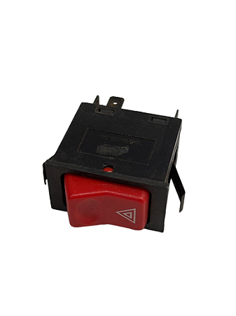 Botão Interruptor de Emergencia Pisca Alerta  24v Universal Caminhão Nova de Época