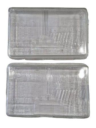 Par de Lentes do farol Original Fiat Panorama Spazio Oggi 83/86 Lado Direito 042258 e Lado Esquerdo 042257