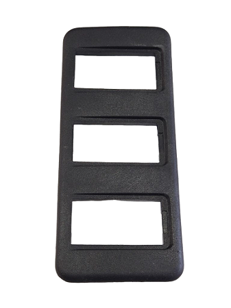 Moldura Tripla dos Botões do painel Escort Verona 87 a 96 Original Ford 86AU108838A