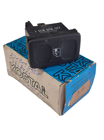 Botão Interruptor Vidro Gol Saveiro Voyage Parati Santana 88/95 Preto 3259598551 Kostal