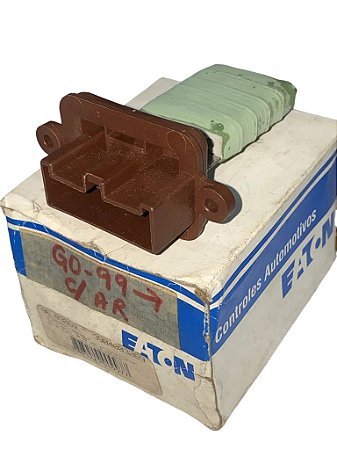 Resistor Resistência Ventilador 4 Pinos Com Ar VW Gol Saveiro Parati G2 G3 99 a 2006 - Original Eaton