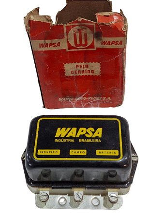 Regulador Voltagem Dínamo 12V Wapsa RALMWM4 Valmet 360 600D 60 80 MWM Fendt após 63 Original Wapsa 14V 16A