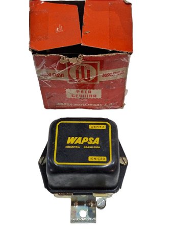 Regulador Voltagem Alternador 12V Wapsa RWAW4 Dodge Dart Charger até 71 D100/400/700 Ford Aero-Willys Itamaraty até 65