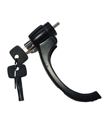 Maçaneta Externa Com Chave Preta Pick-up Caminhões ACD /84 GM 7318857 Marca Universal Novo de Época