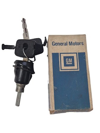 Cilindro Porta Malas Preto Com Chave Monza 82/87 Original GM 94656069 Novo de Época