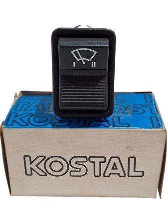 Botão Interruptor Chave Limpador Parabrisa Caminhão Mercedes Antigo MB 1313 1513 1518 - 6 pinos e 2 Velocidades