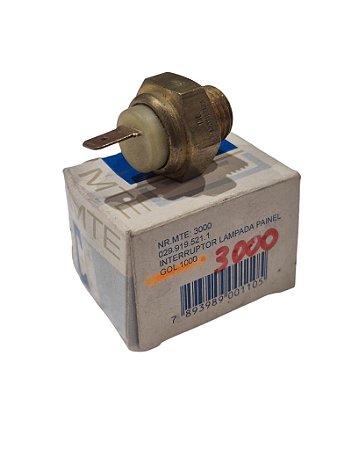 Interruptor Térmico Lâmpada Advertência VW Gol 92 a 95 Parati 92 a 93 Saveiro 92 a 93 Original MTE3000