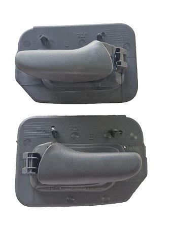 Par Maçaneta Interna Porta Traseira Lado Direito Lado Esquerdo Cinza Corsa 94/02 Classic 94/ GM 90363127 90363128