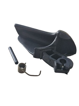 Maçaneta Interna Porta Dianteira e Traseira Preta Astra 98/02 Zafira 01/12 Original GM 93361117 Nova de Época