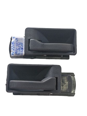 Par Maçaneta Interna Gatilho Porta Preta Monza 82/96 Opala 83/92 Chevette 87/94 D20 D40 A20 85/97 Caminhões 85/96
