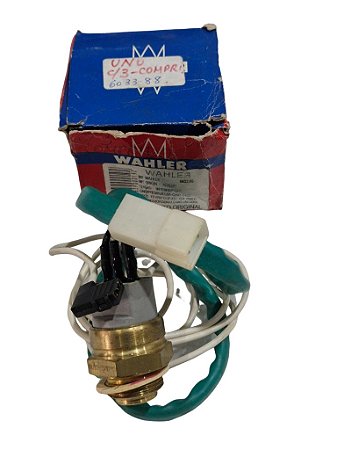 Interruptor Térmico do Radiador com Chicote FIAT Elba Fiorino Prêmio Uno  Wahler 6033.85 MTE 727 88º/92ºC Novo de Época