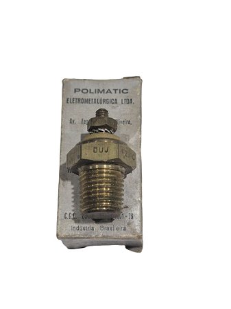 Interruptor Sensor Temperatura Partida a Frio Chevrolet Caravan Opala MTE 3017 Original Polimatic Novo de Época