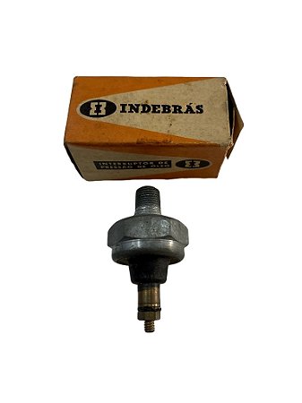 Interruptor de Pressão de Óleo 3RHO 3355 1/8" x 27 NPTF 0.60 bar D-11000, C-10, D-10, D-20, Chevrolet Brasil Indebras