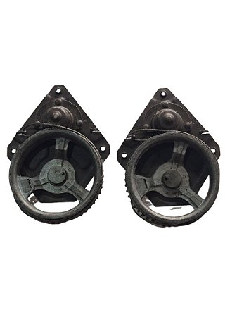 Par Maquina Vidro Mecanica Porta Lado Direito/Esquerdo Chevette após 83/ GM 94626685 94626686 Marca Jalwa Nova de Época