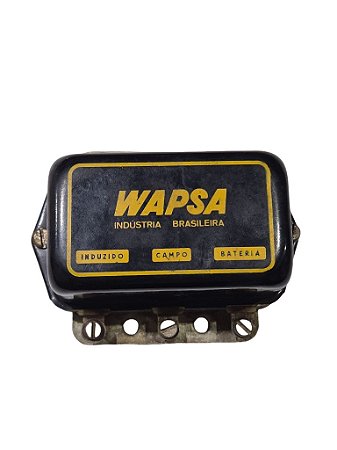 Regulador de Voltagem Dínamo 6V Wapsa RALW2 Jeep Willys F75 Rural Aerowillys até 1963 7V 45A Original WAPSA