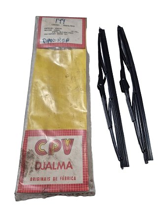 Par Palheta Braço Limpador Parabrisa 10" 260mm Volkswagen VW Fusca Sedan 76 até 80 Dyna 144 Djalma 50158