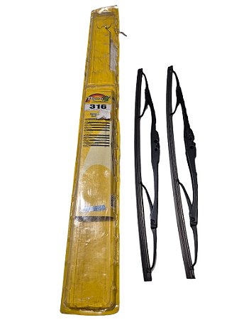 Par Palheta Braço Limpador Parabrisa Dianteiras Fiat GM HONDA Hyundai Kia Lexus Lifan Nissan Ssangyoung Renault Dyna 316